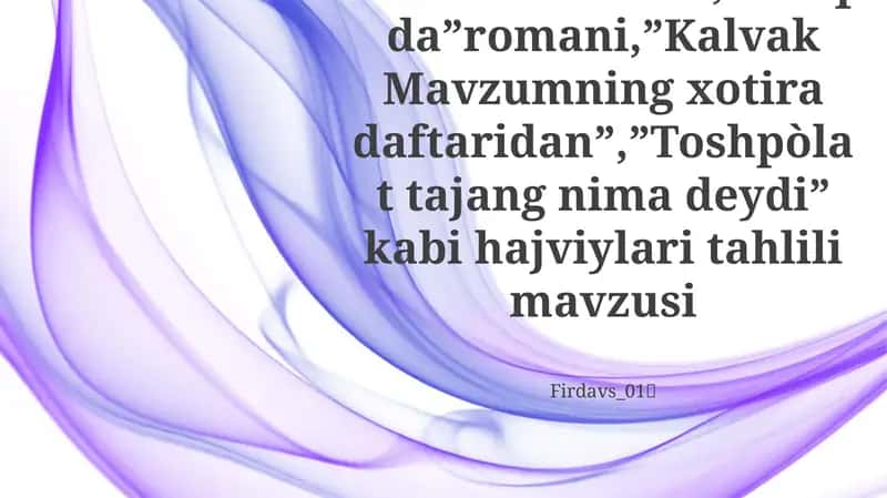 Toshpòlat tajang nima deydi 1
