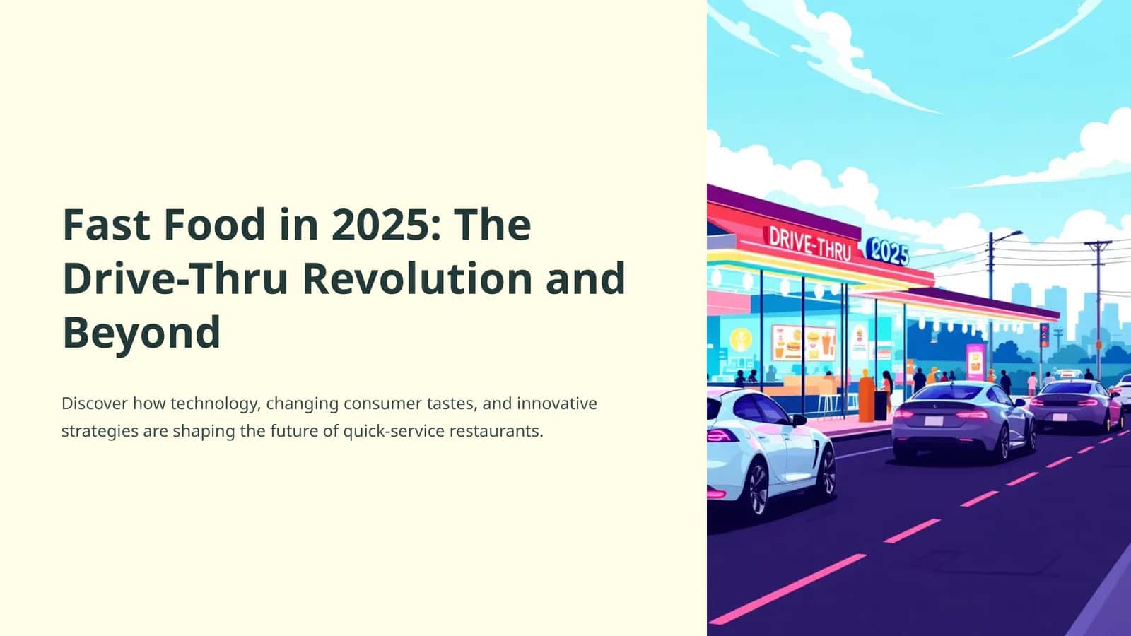 Fast Food in 2025: The Drive-Thru Revolution and Beyond 1