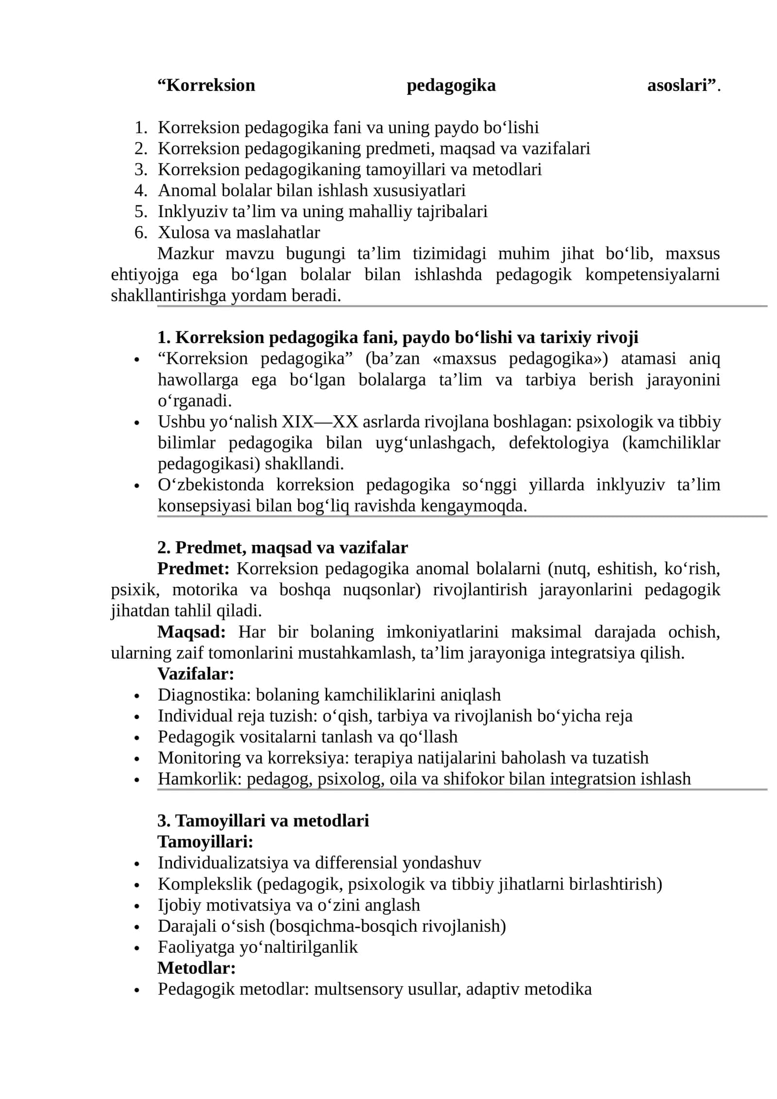 Korreksion pedagogika asoslari 1