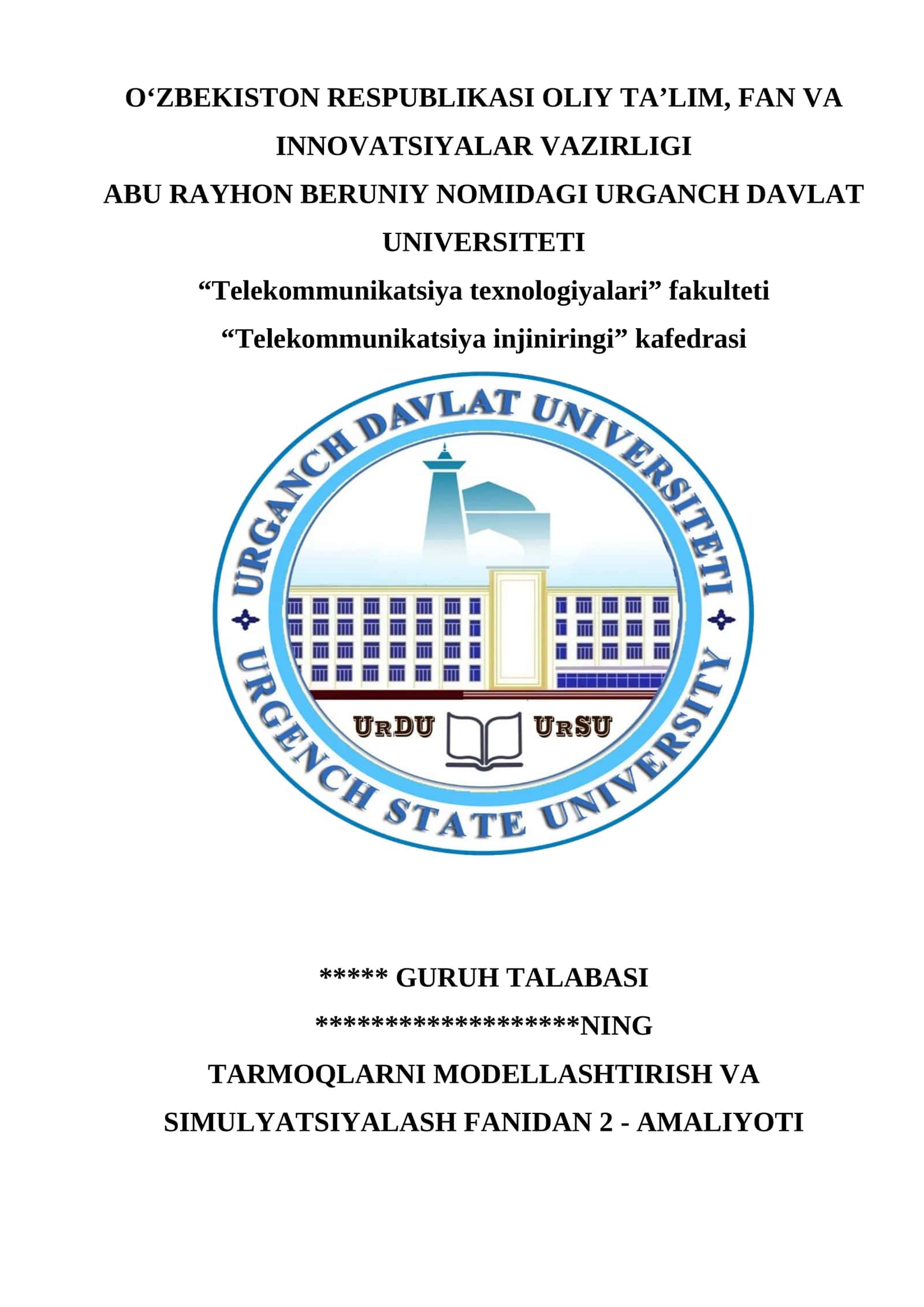 Wi-Fi TARMOQNI SIMULYATSIYALASH 1