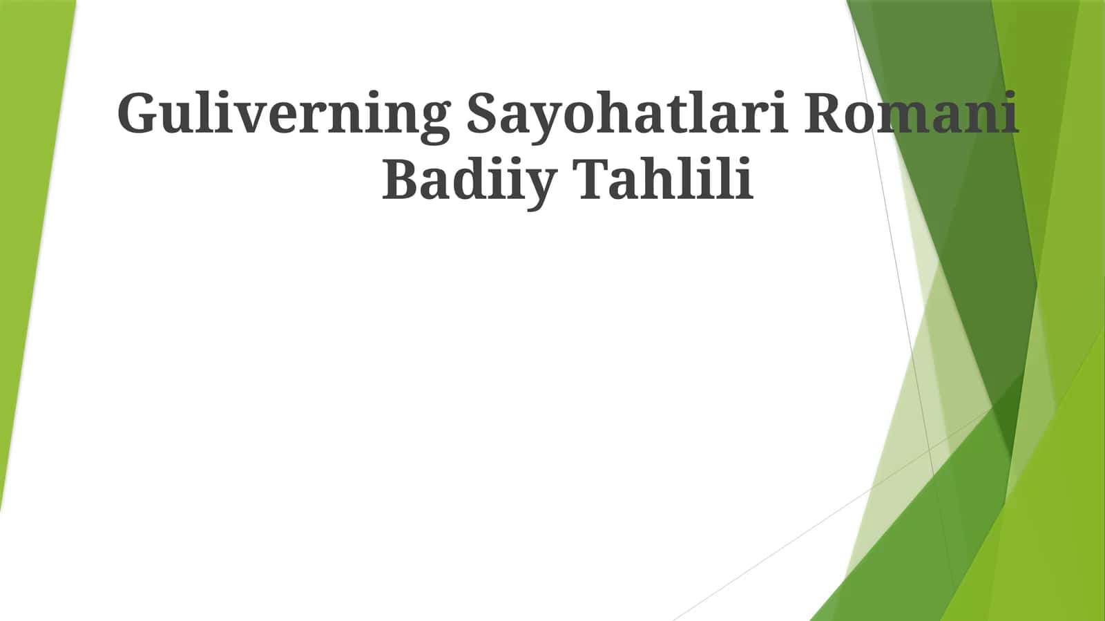 Guliverning Sayohatlari Romani Badiiy Tahlili 1