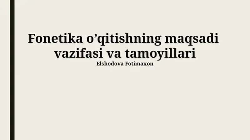 Fonetika ta'limi 1
