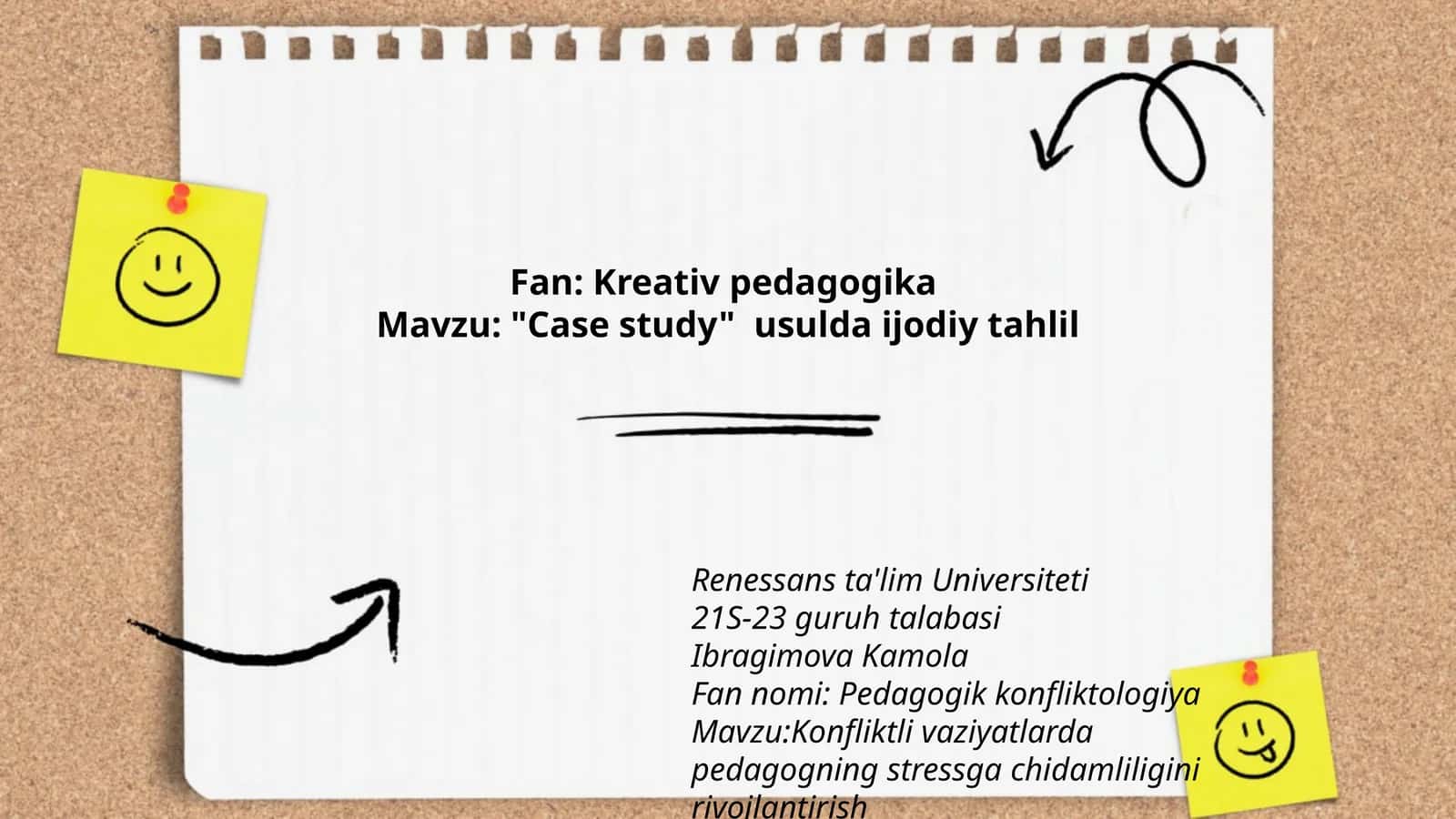Pedagogik konfliktologiya 1