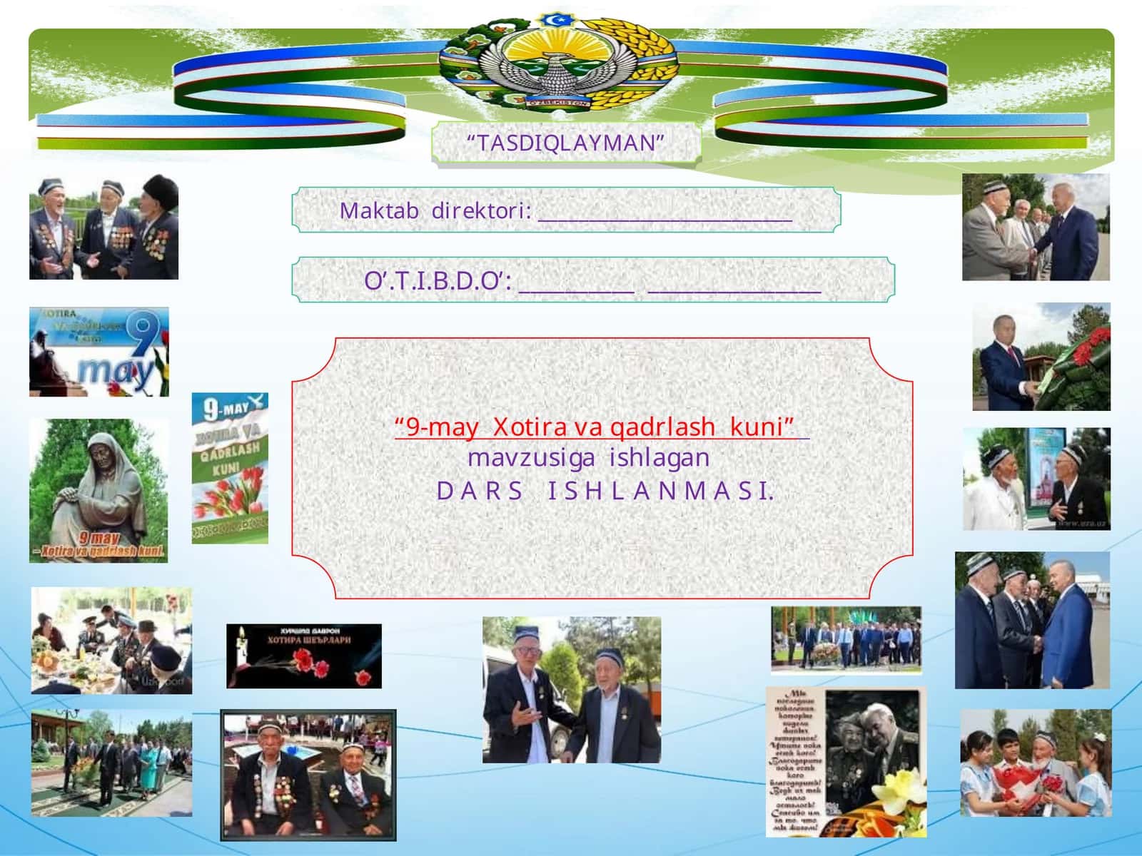 9-may Xotira va qadrlash kuni 1