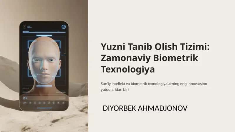 Yuzni Tanib Olish Tizimi 1