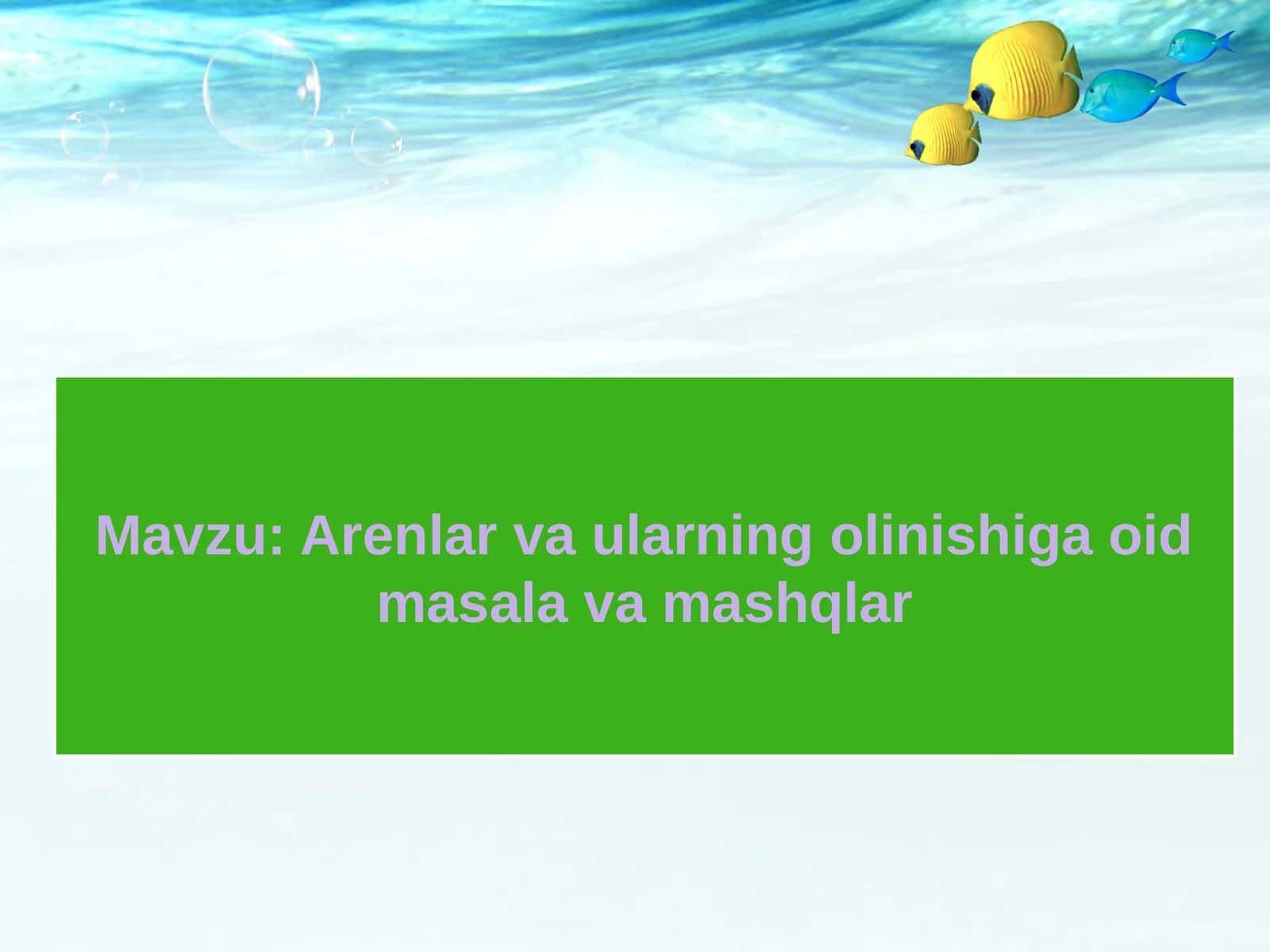 Benzen, toluol, etilbenzol va metilbenzol molekulalaridagi bog'lar soni 1