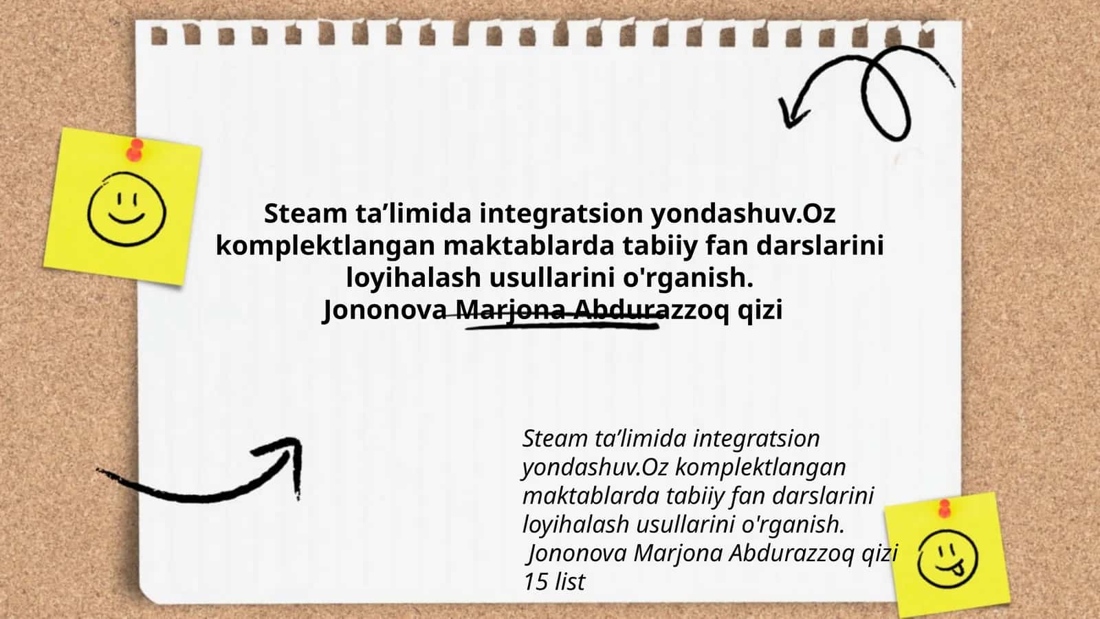 Steam ta’limida integratsion yondashuv 1