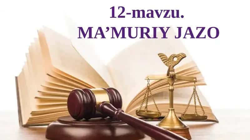 MA’MURIY JAZO 1