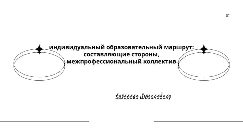 Индивидуальный образовательный маршрут 1
