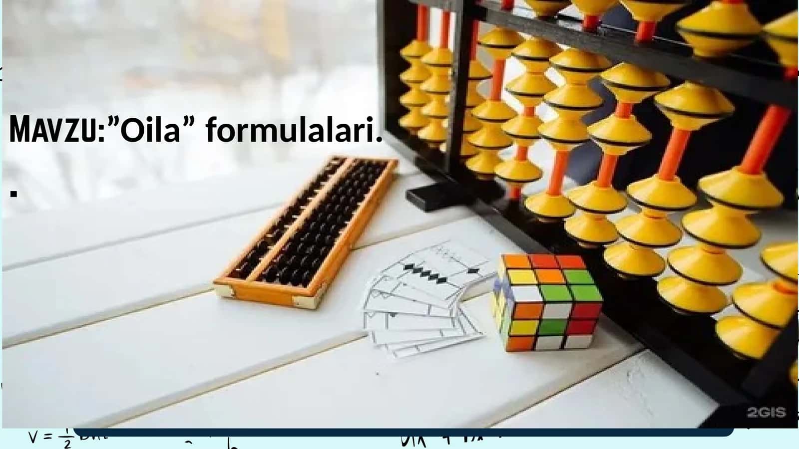 "Oila" formulalari 1