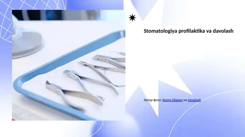 Stomatologiya profilaktika va davolash 1