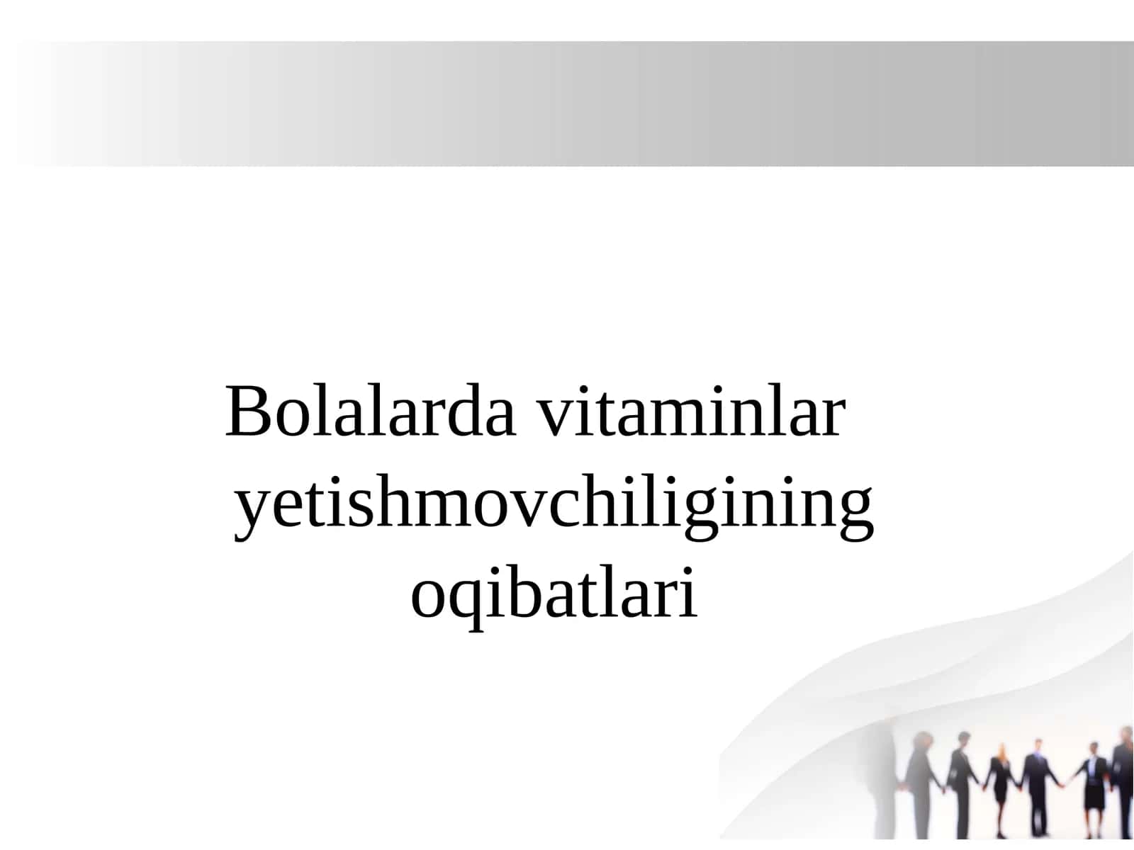 Bolalarda vitaminlaryetishmovchiligining oqibatlari 1
