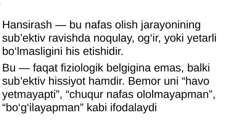 Hansirash klassifikatsiyasi  va etiologiyasi 1