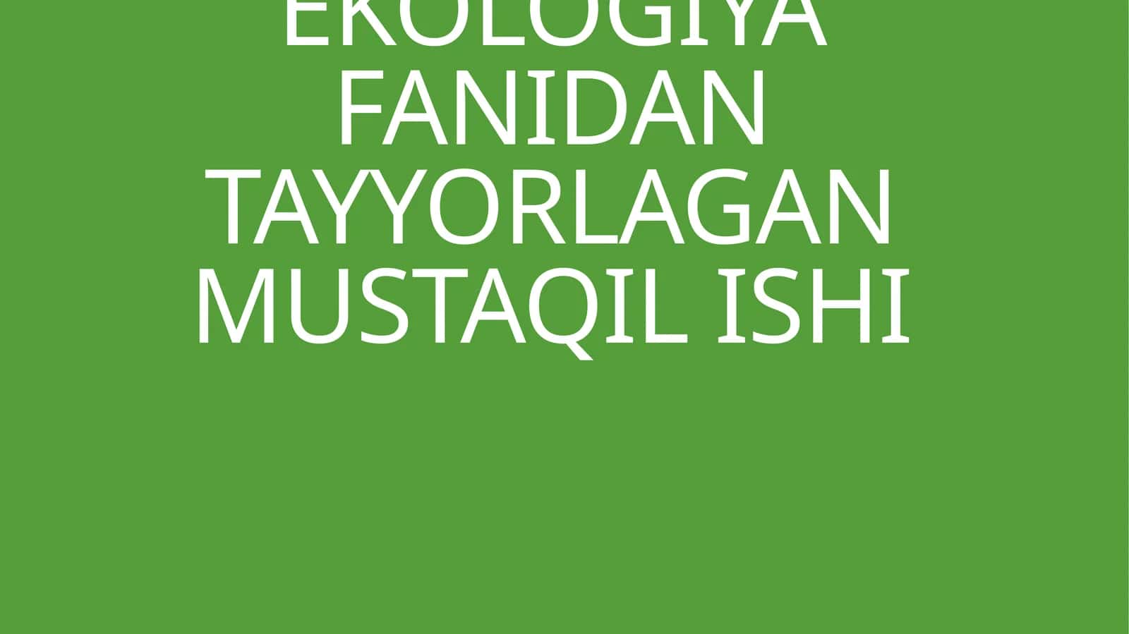DAVLATISHLAB CHIQARISH TEXNOLOGIYALARI 1