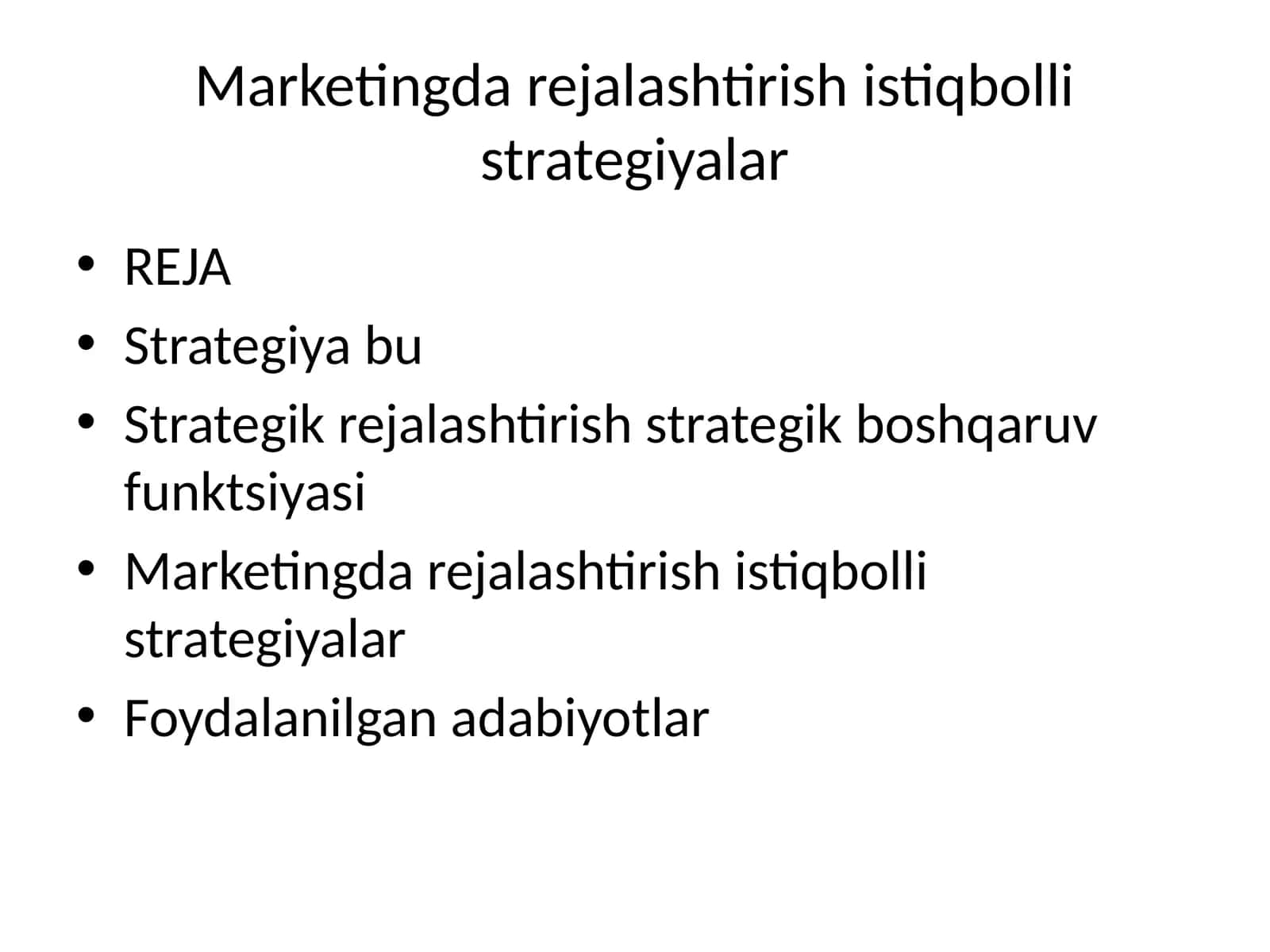 Marketing darejalashtirish istiqbolli strategiyalar 1