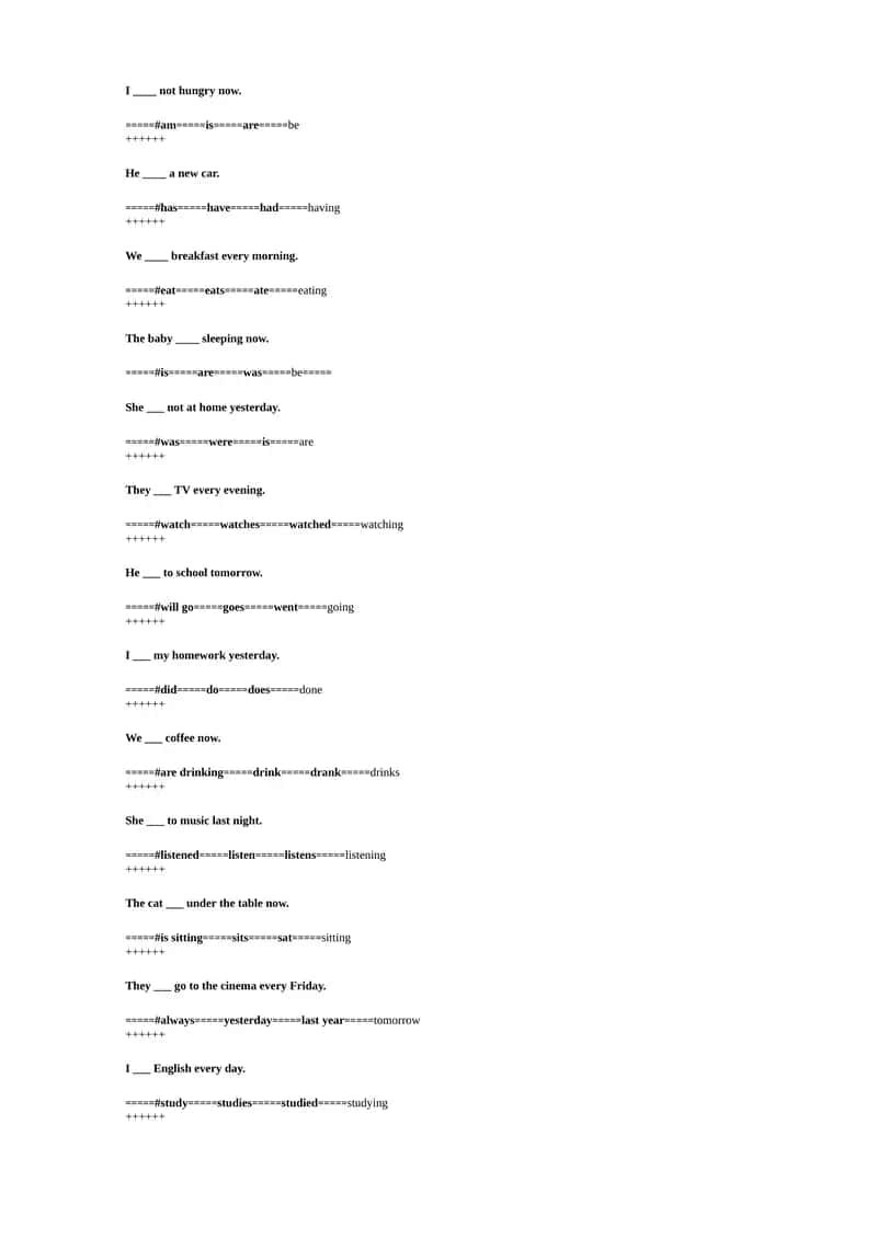 A Closer Look at Verbs 1
