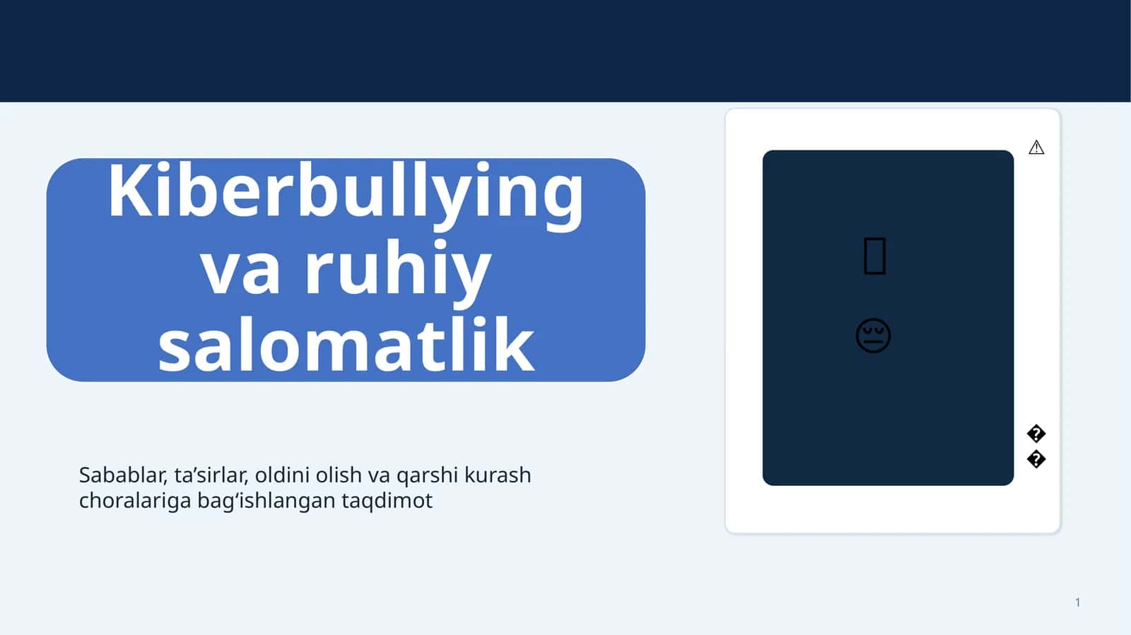 Kiberbullying tushunchasi, turlari va sabablari 1