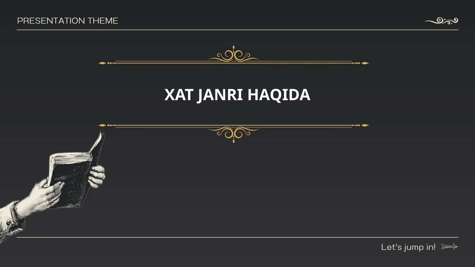 XAT JANRI HAQIDA 1