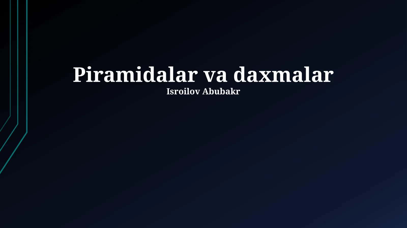 Piramidalar va Kriptalar: Ta'riflar va turlari 1