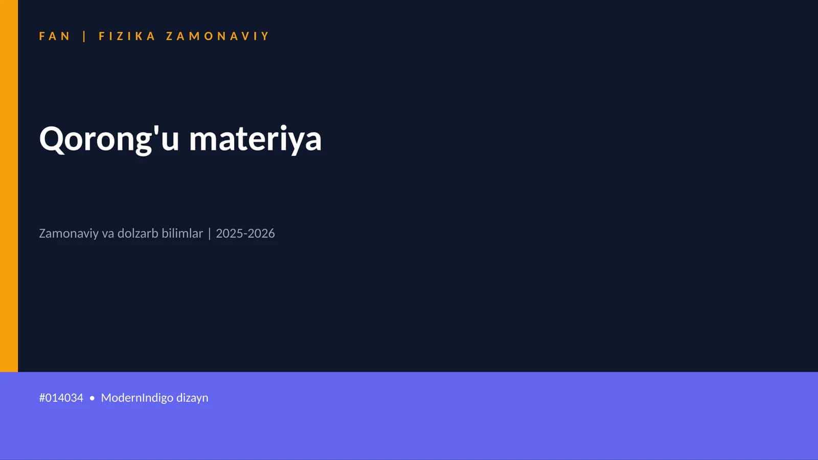 FIZIKA ZAMONAVIY 1