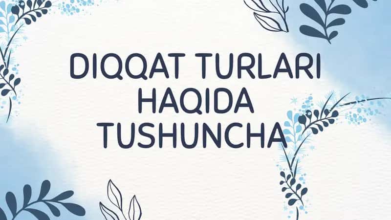 Diqqat Turlari 1
