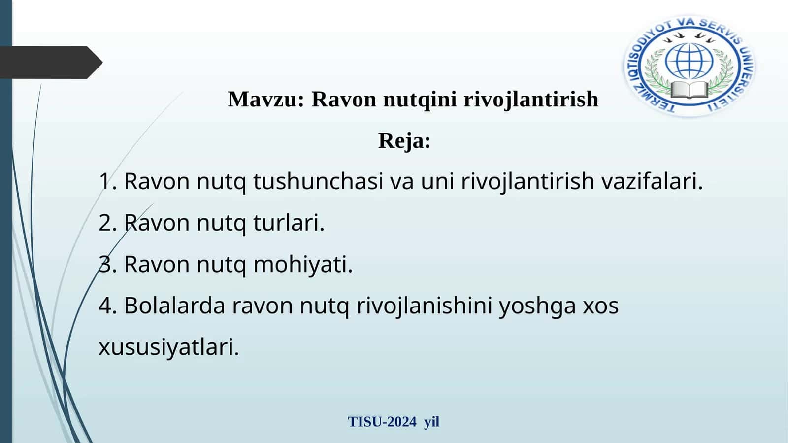 Ravon nutqini rivojlantirish 1