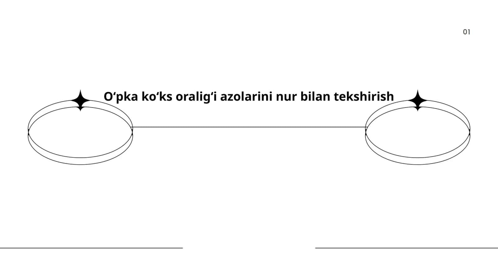 Oʻpka koʻks oraligʻi azolarini nur bilan tekshirish 1