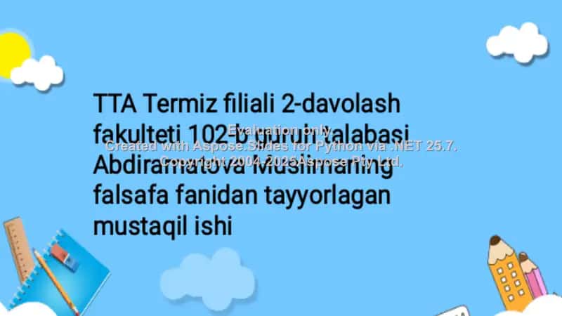 Bozor iqtisodiyotining falsafiy muammolari 1