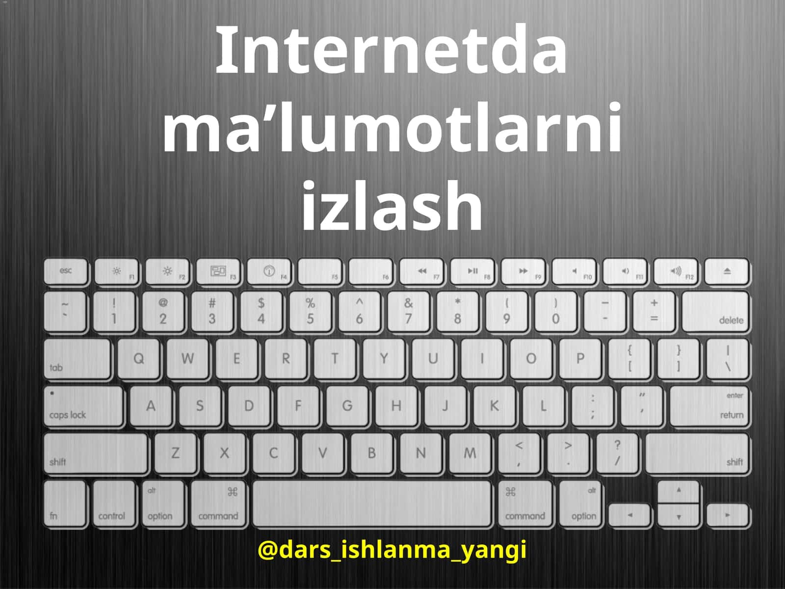 Internetdama’lumotlarniizlash 1