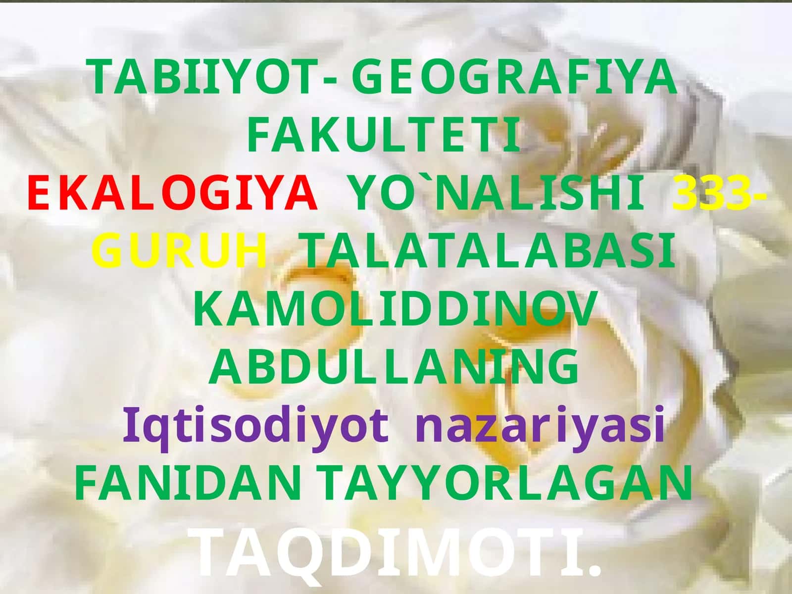 Tadbirkorlik faoliyati mohiyati va shakillari 1