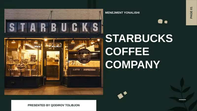 STARBUCKS COFFEE 1