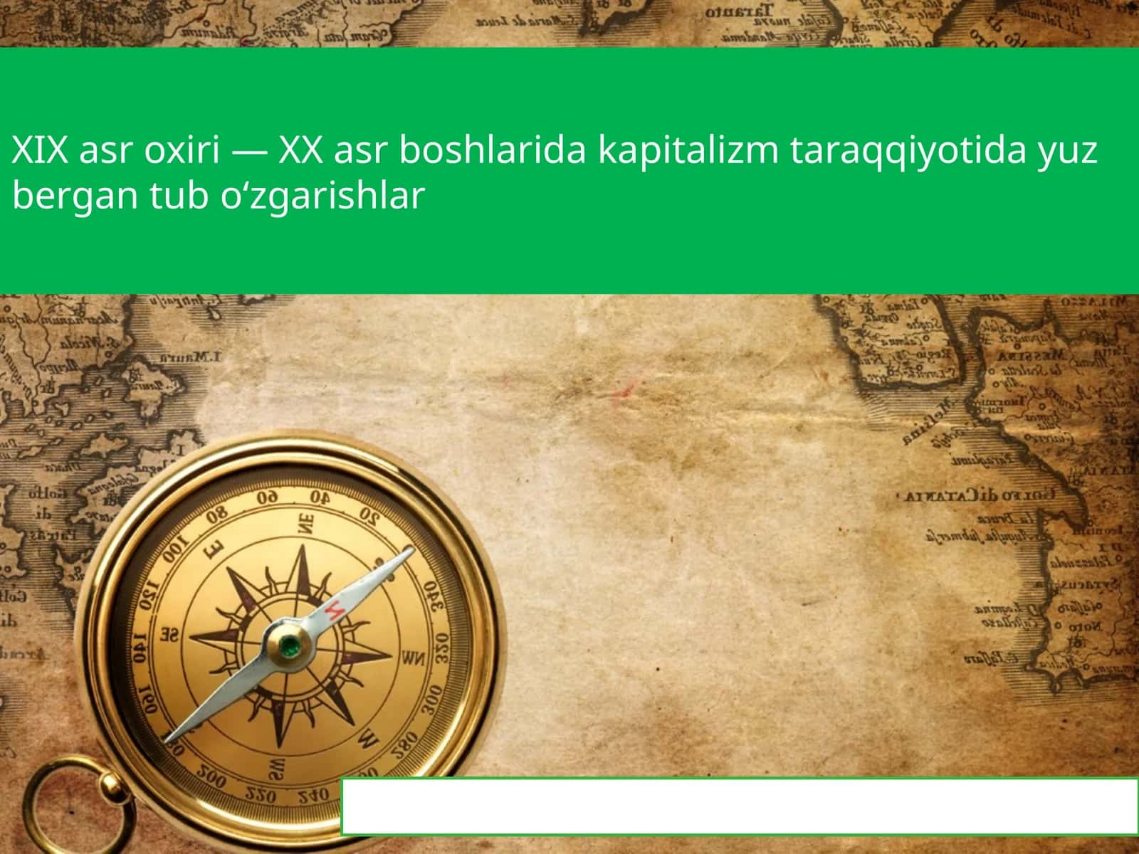 XIX asr oxiri — XX asr boshlarida kapitalizmtaraqqiyotidayangibosqich—monopolistikkapitalizmdebataluvchibosqichqarortopdi 1