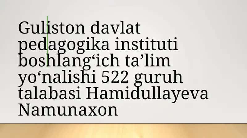 Pedagogik mahorat fani haqida tushuncha, fanning asosiy vazifalari hamda tarkibiy qismlari 1
