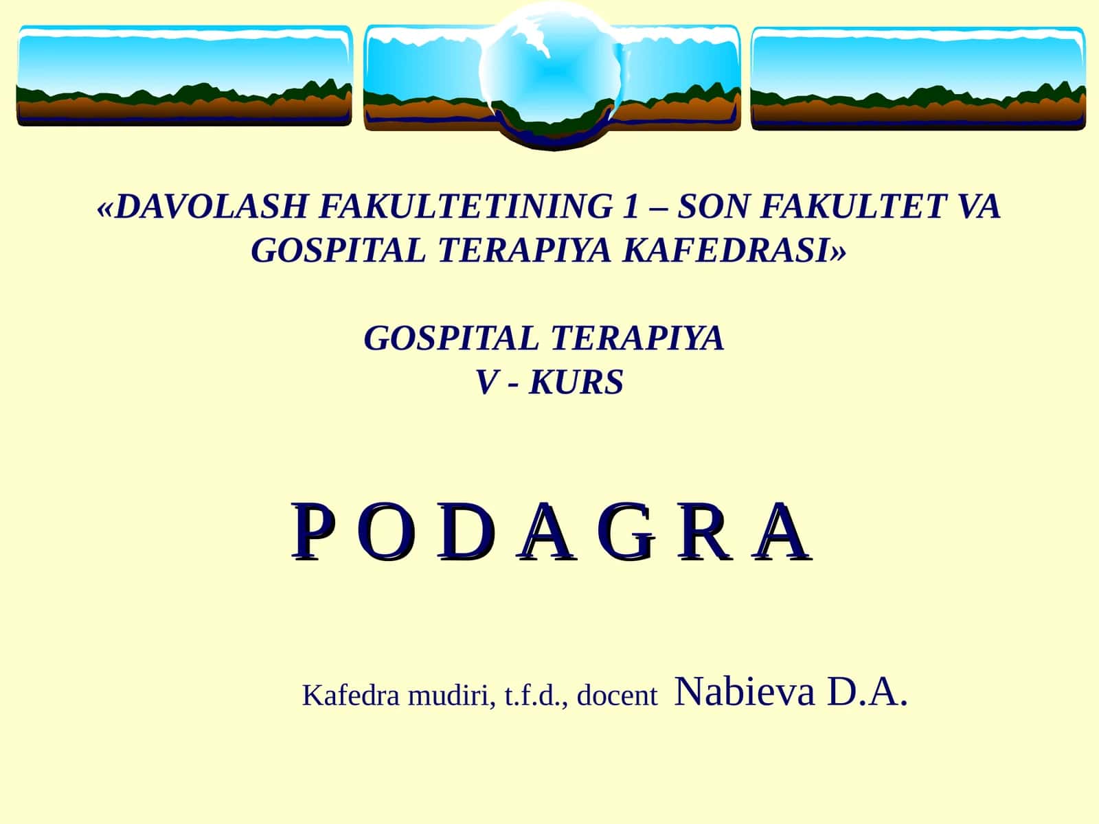GOSPITAL TERAPIYA V-KURSPODAGRA 1
