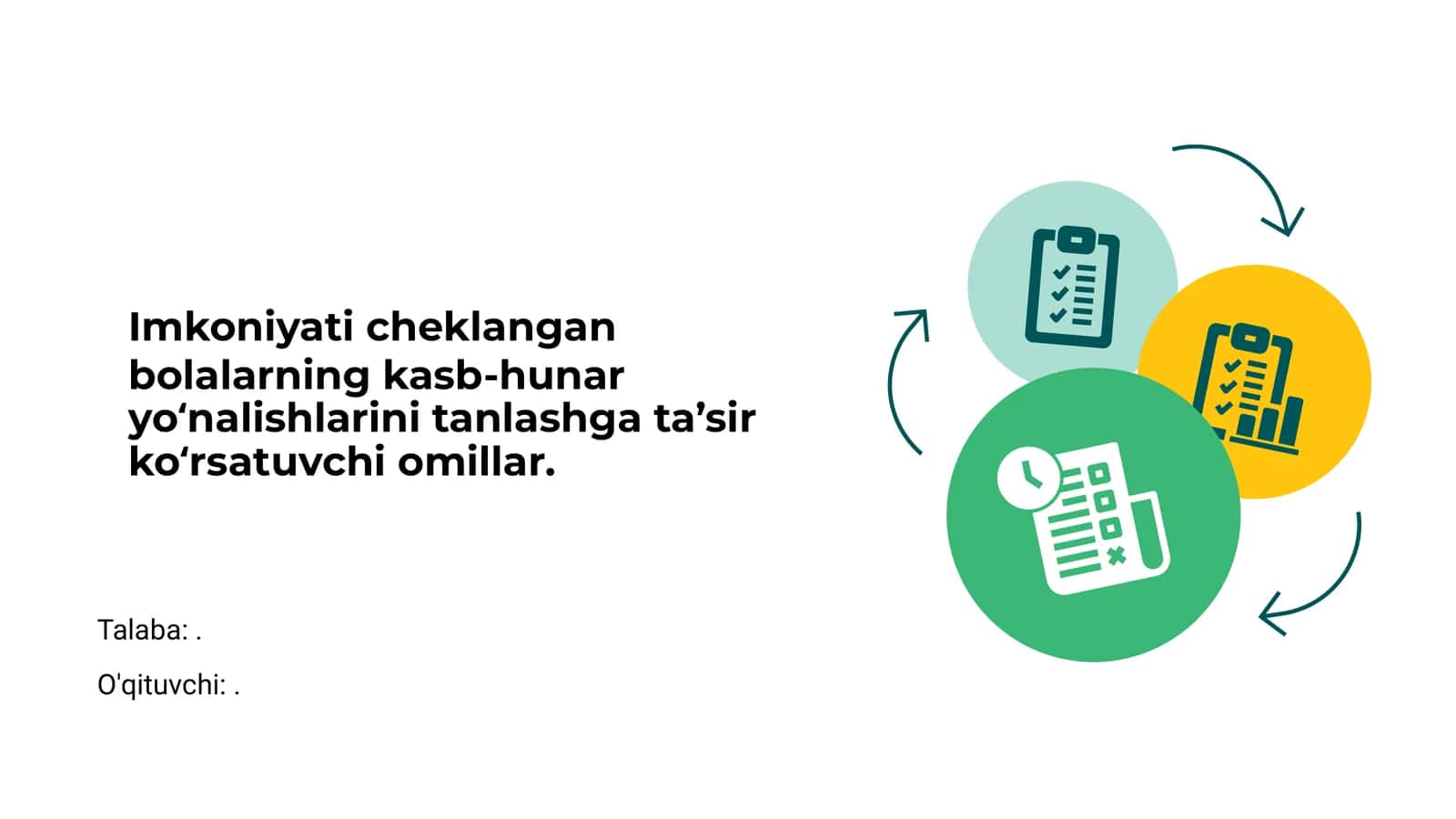 Imkoniyati cheklangan bolalarning kasb-hunar 1