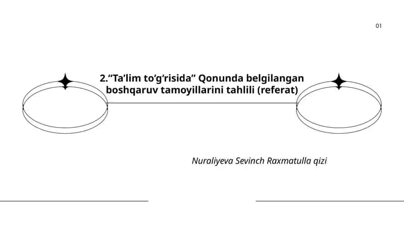 Ta’lim to‘g‘risida” Qonunda belgilangan boshqaruv tamoyillarini tahlili (referat) 1
