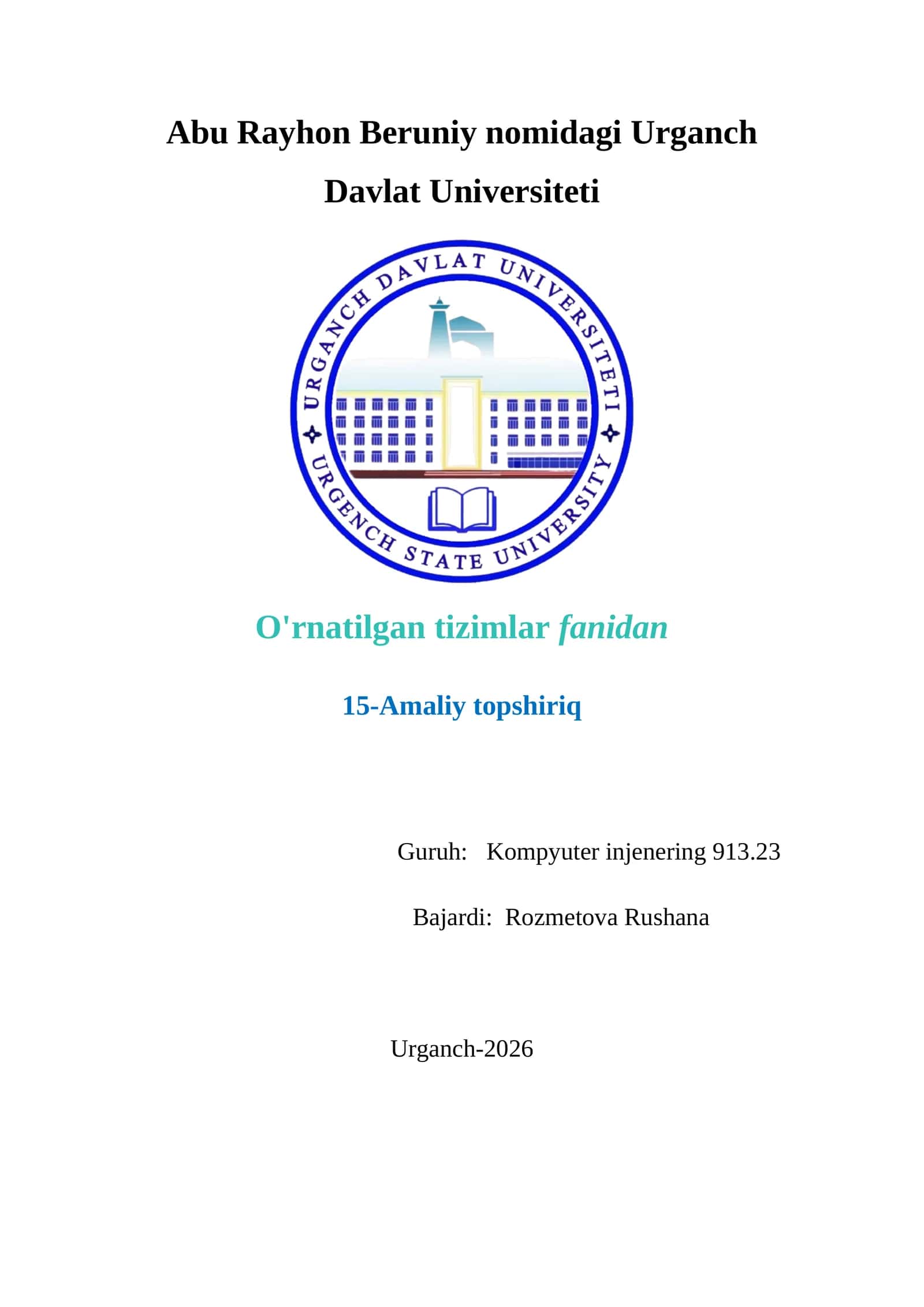 Simsiz aloqa tarmoqlari orqali ma'lumotlarni uzatish va boshqarish 1