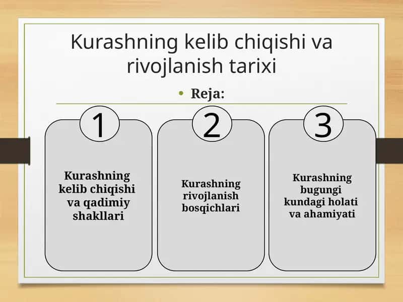 Kurashning kelib chiqishi va qadimiy shakllari 1