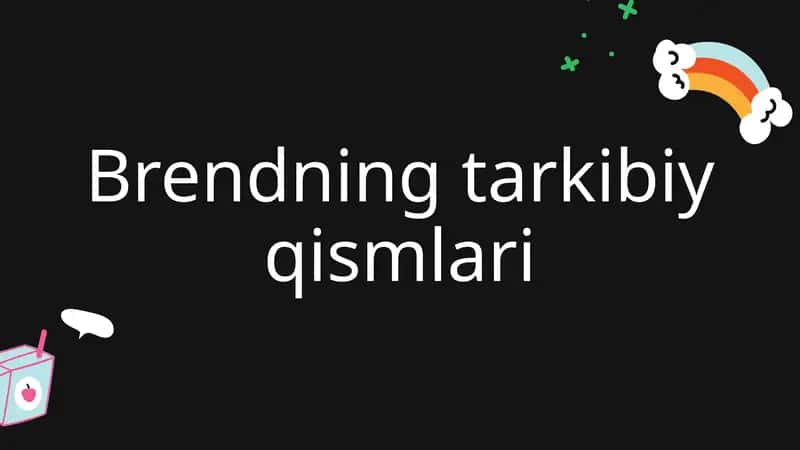 Brendning tarkibiy qismlari 1