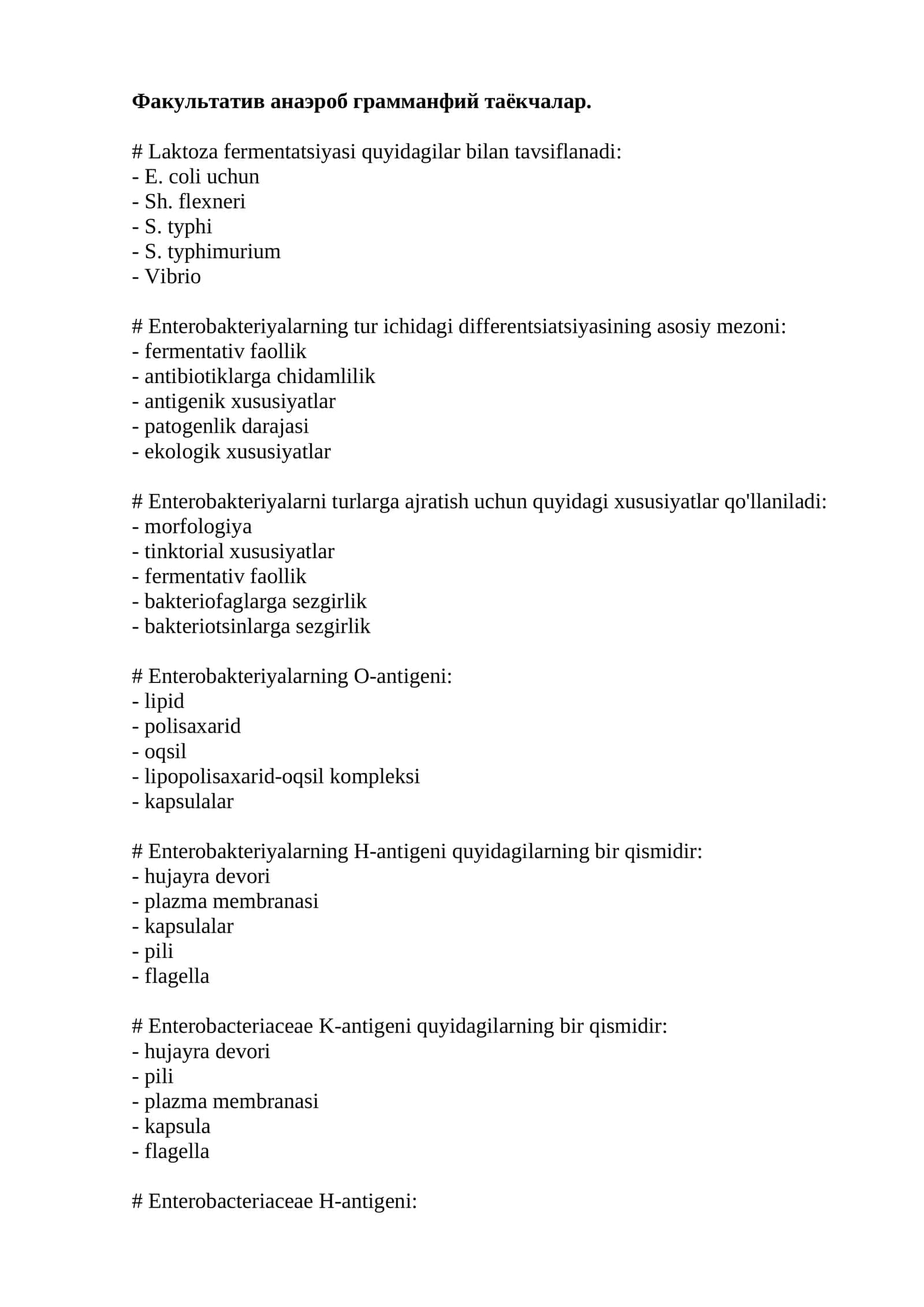 Enterobacteriaceae 1