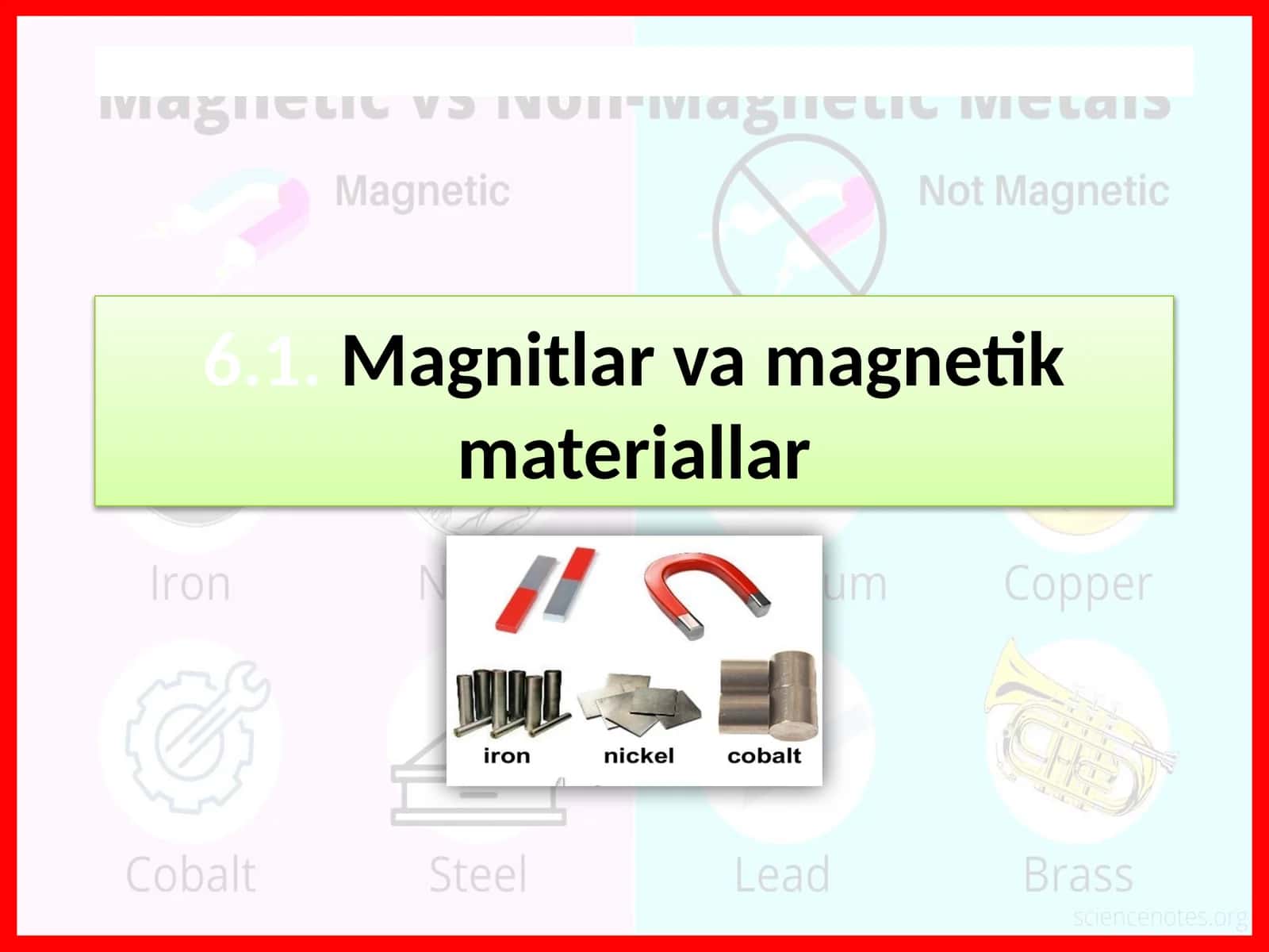 Magnitlar va magnetik materiallar 1