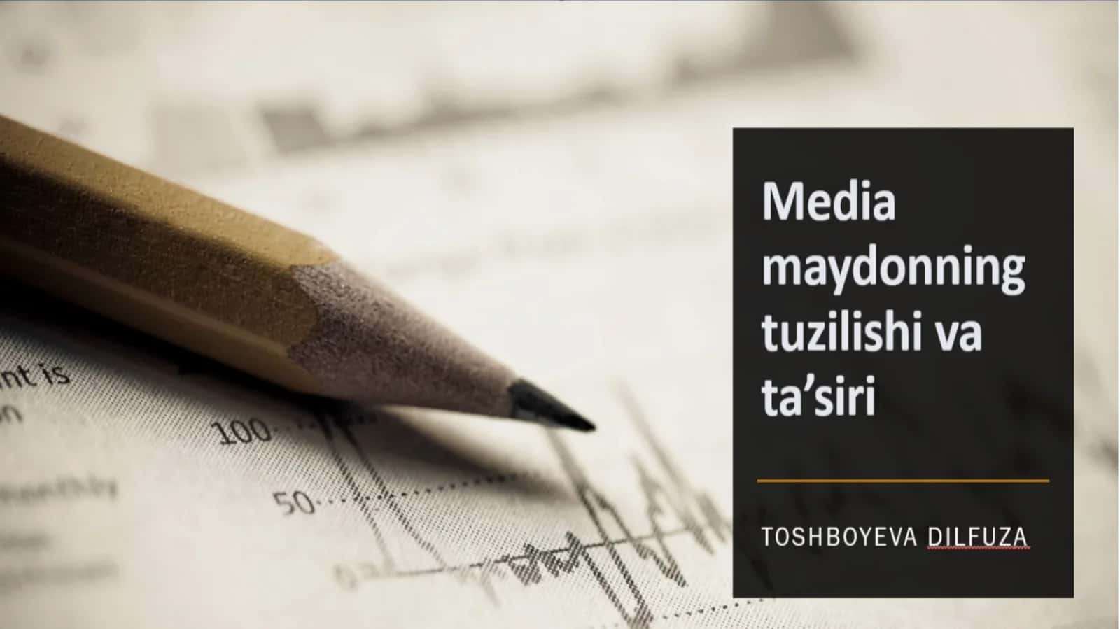 media maydonining tuzilishi va ta'siri 1