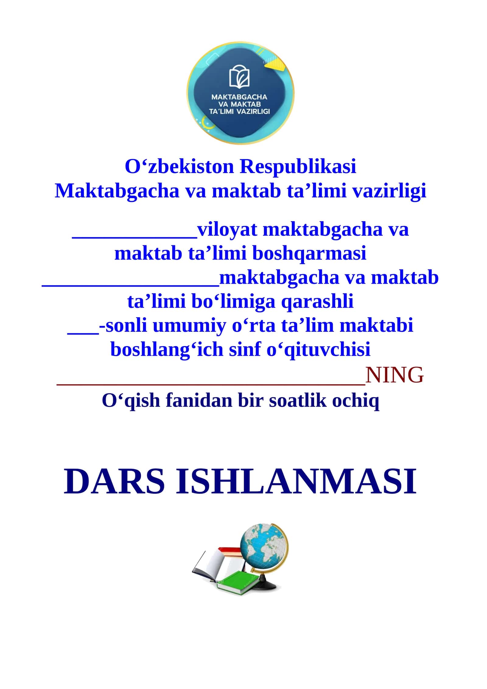 1-sinf o‘qish kulib keldi Navro‘zim 3-chorak dars ishlanmasi 1
