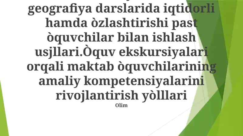 Haqiqiy Dunyo Aloqalari 1