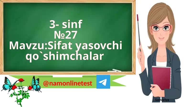 Sifatyasovchiqo`shimchalar 1