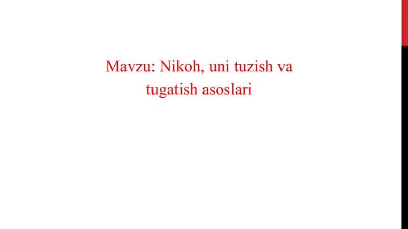 Nikoh 1