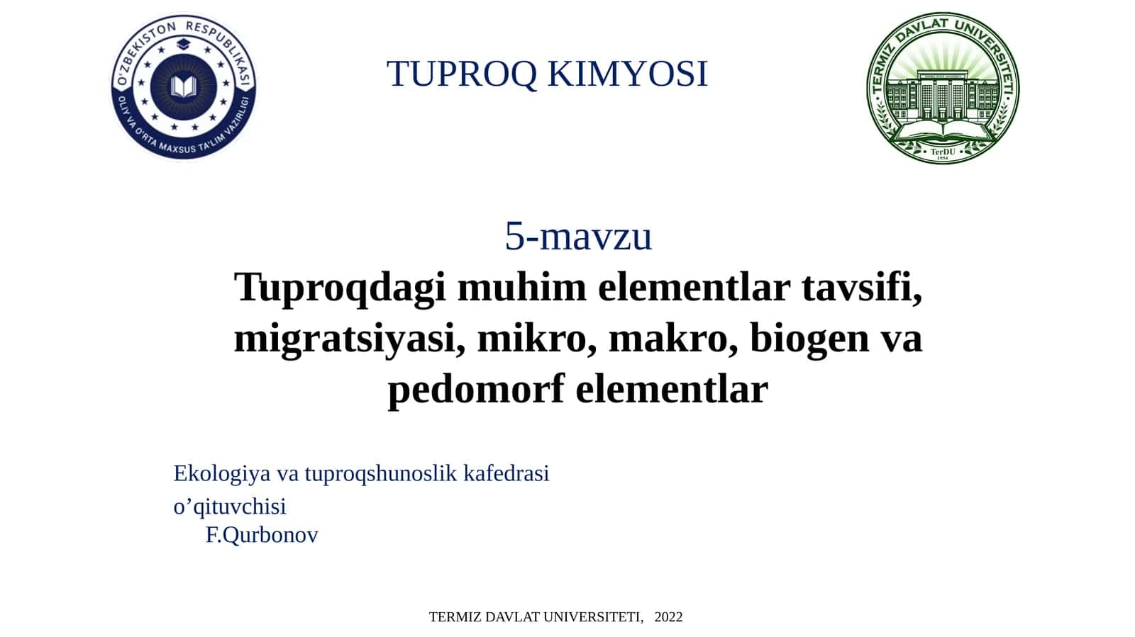 TUPROQ KIMYOSI 1