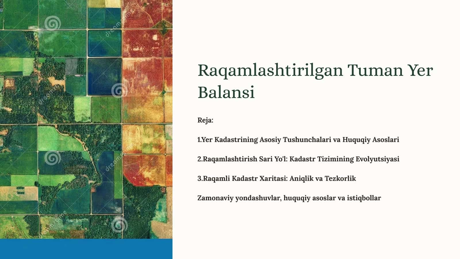 Raqamlashtirilgan Tuman Yer Balansi 1