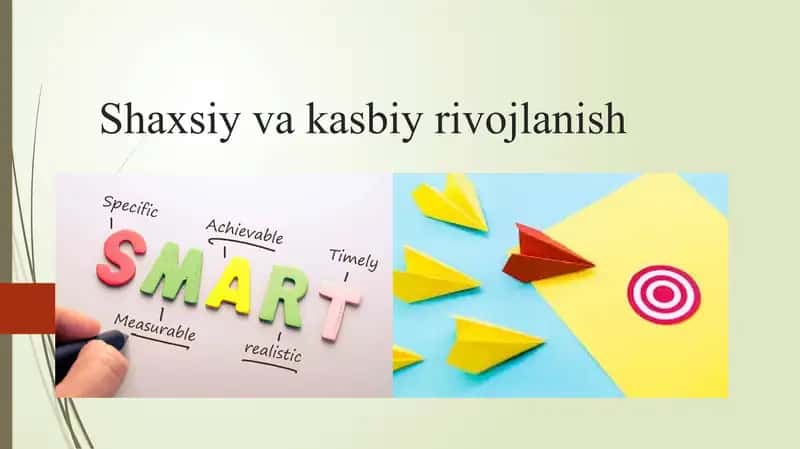 Shaxsiy va kasbiy rivojlanish 1