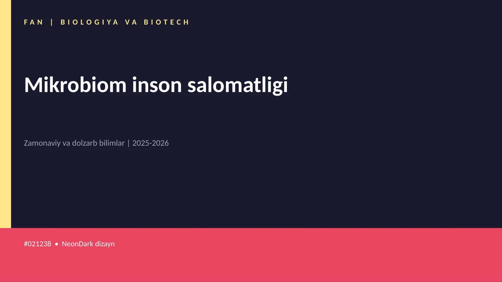 Mikrobiom inson salomatligi 1